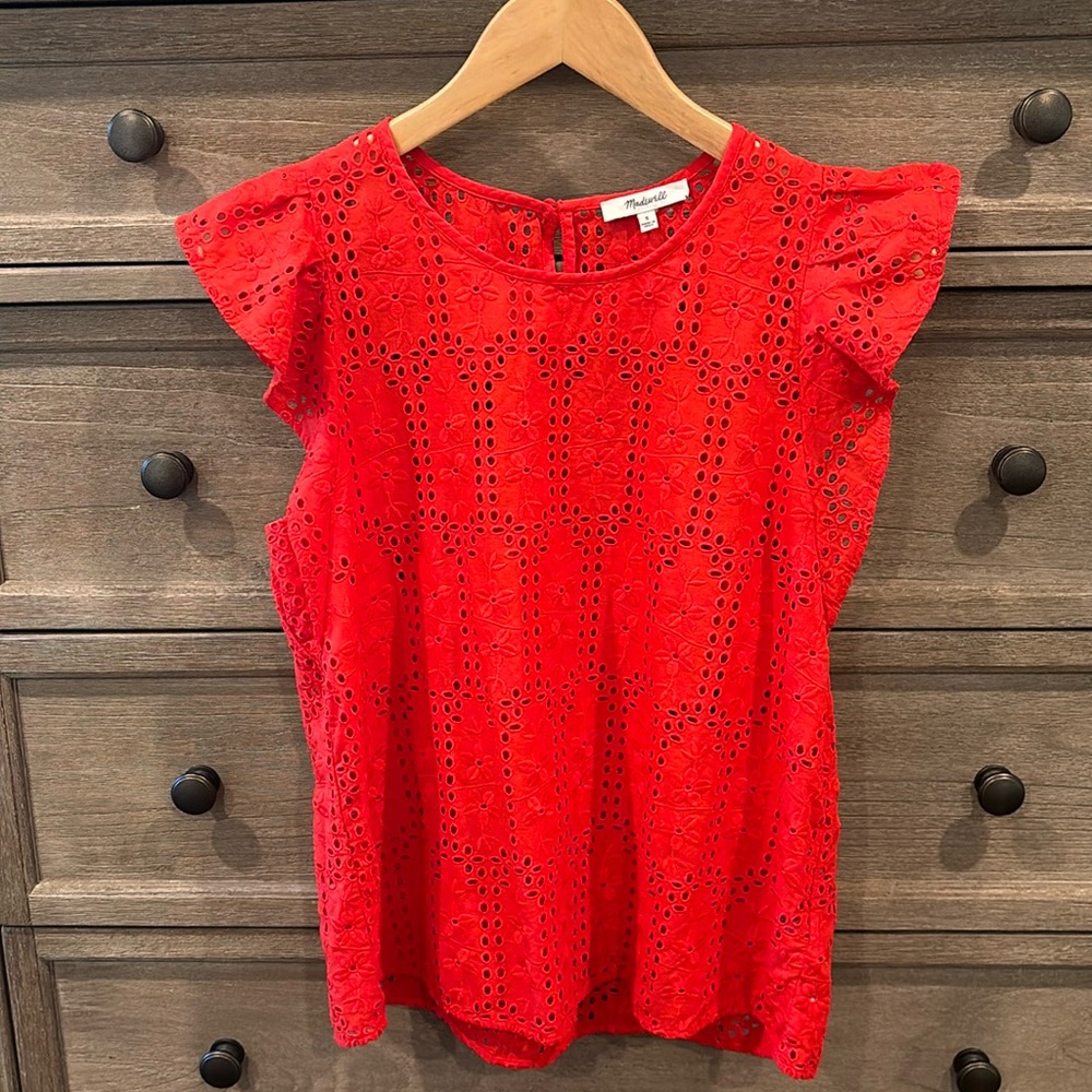 Madewell Eyelet Blouse